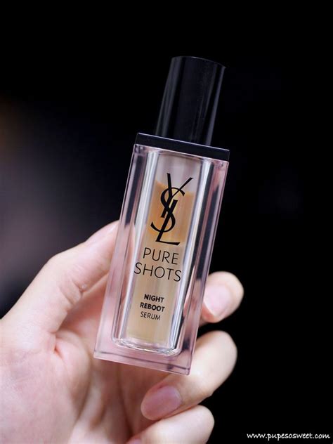 ysl pure shot lotion|ysl pure shots night reboot.